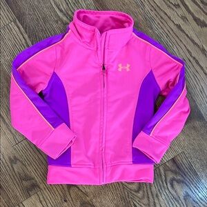 Under Armour Zip Up Jacket/Coat. Size 2T. Excellent to Like New Condition.